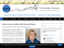 Tablet Screenshot of colchesterclassics.co.uk